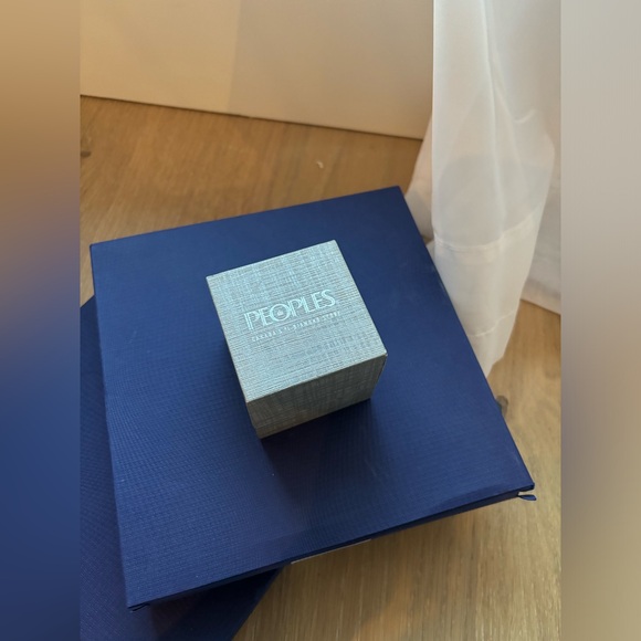 Peoples Jewellers Princess Diamond Double
Frame Set in Sterling Silver - Picture 8 of 11